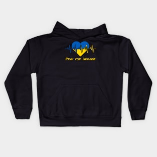 Pray for Ukraine Kids Hoodie